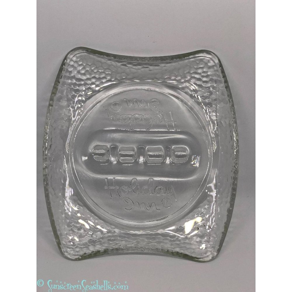 MCM 1960's Holiday Inn Atomic Glass Ashtray